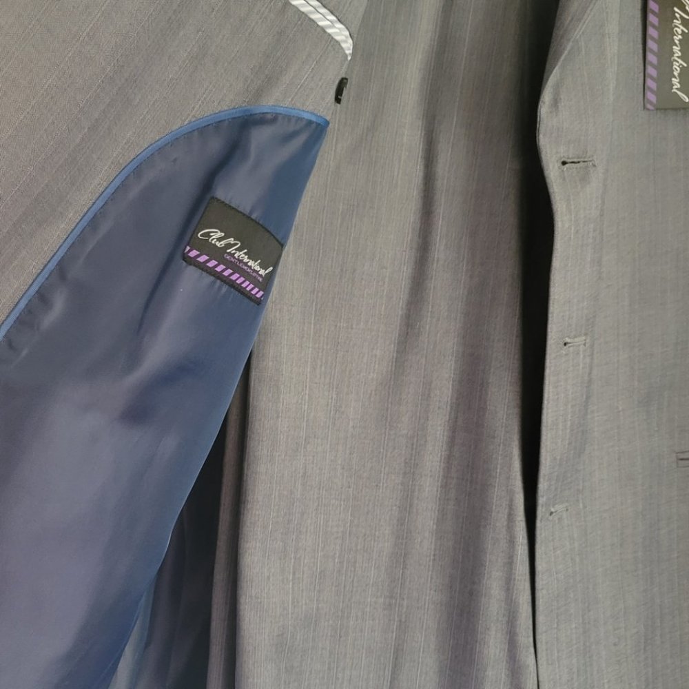 Charcoal Gray Men's tailored suit NWOT - Picture 4 of 12